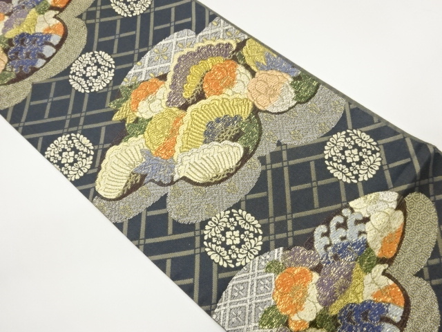 JAPANESE FUKURO OBI / PULP CLOTH / WOVEN PINE